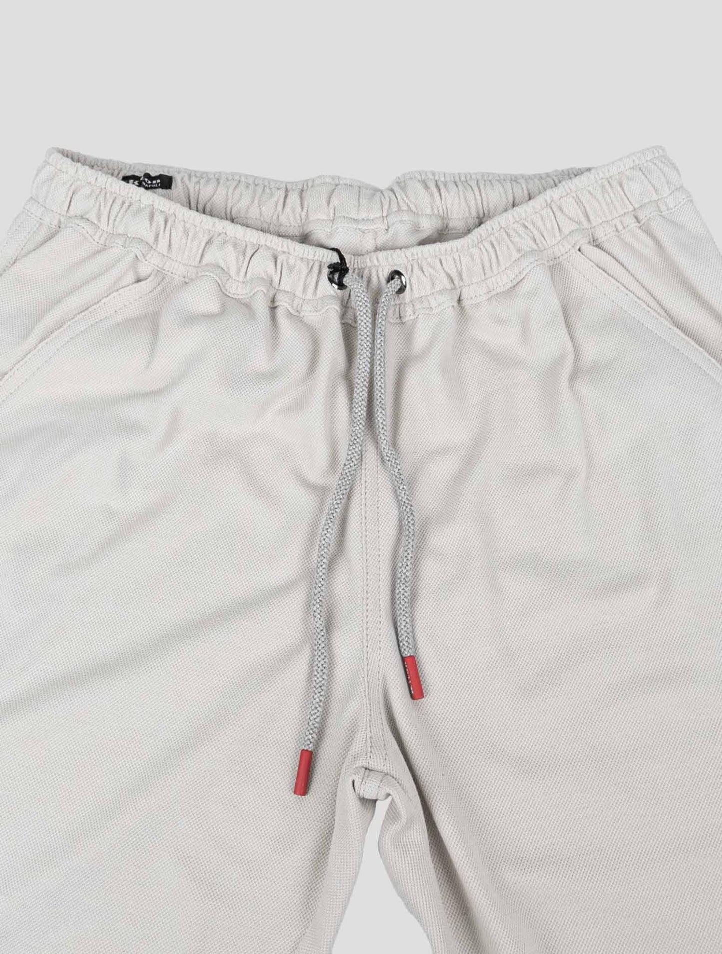 Kiton Beige Cotton Tracksuit Short Pants