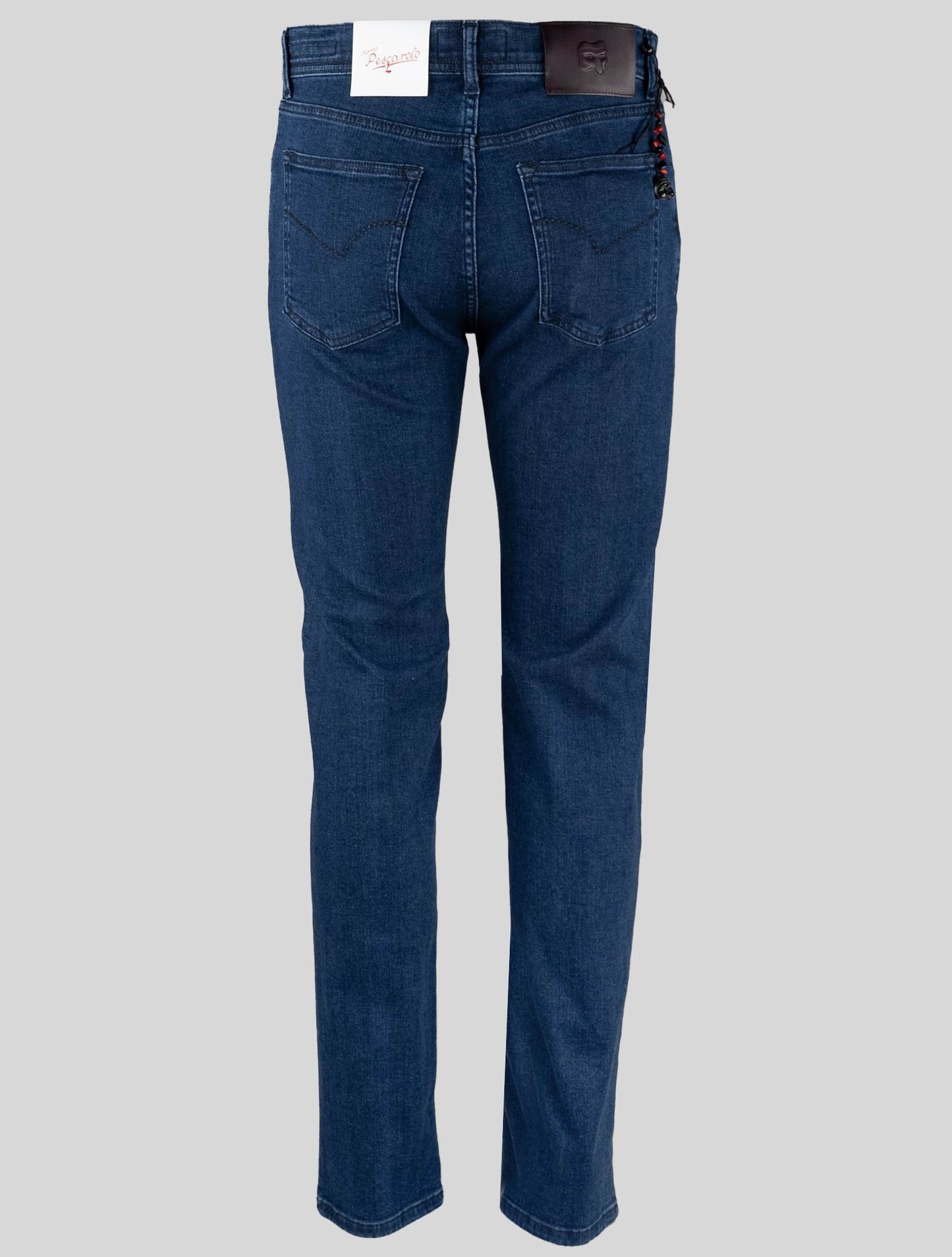 מכנסי ג 'ינס קשמיר כותנה כחול