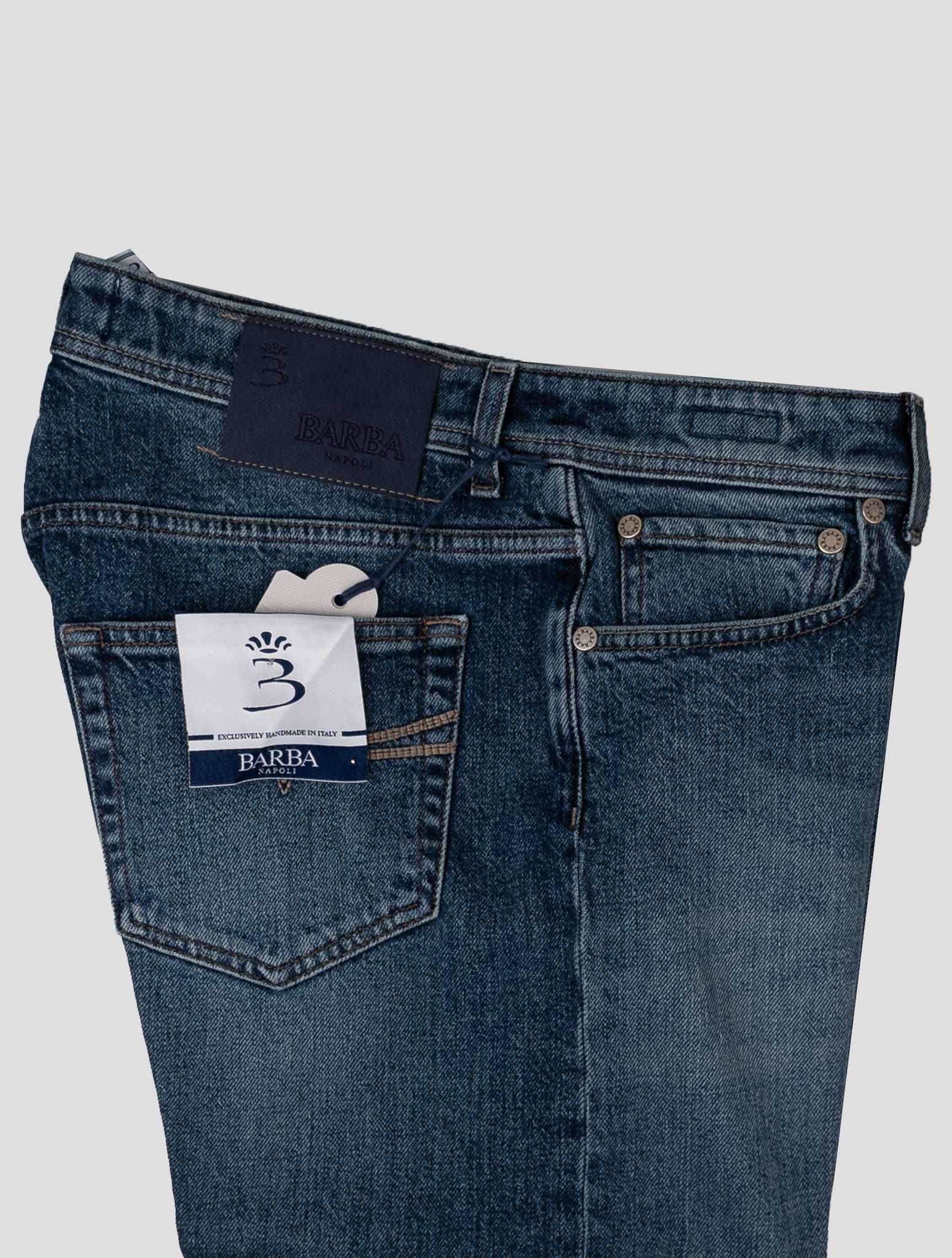 Barba Napoli Blue Cotton Ea Jeans – 2Men