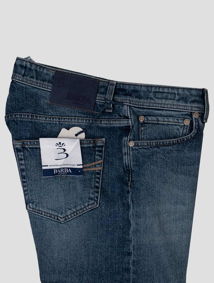 Barba Napoli Blue Cotton Ea Jeans