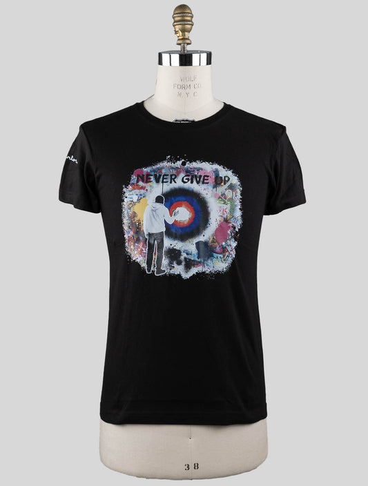 Sartorio napoli black cotton special edition t-shirt