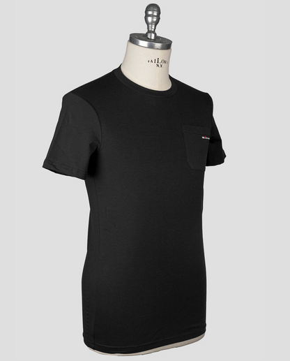 Kiton Black Cotton Ea T-Shirt Underwear