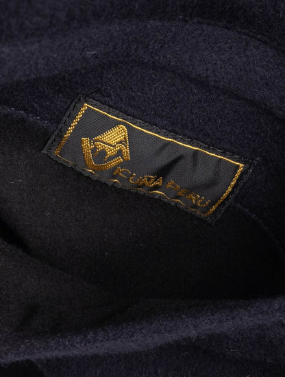 Kiton Blue Navy Vicuna Reverse Coat