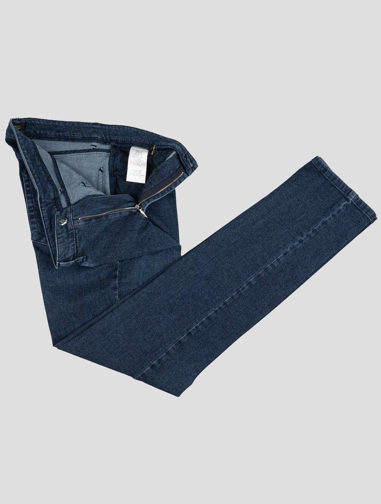 Zilli Blue Cotton Ea Jeans