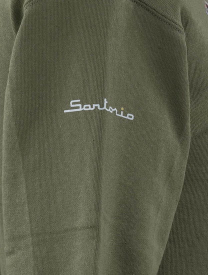Sartorio Napoli 그린 코튼 스웨터 스페셜 에디션