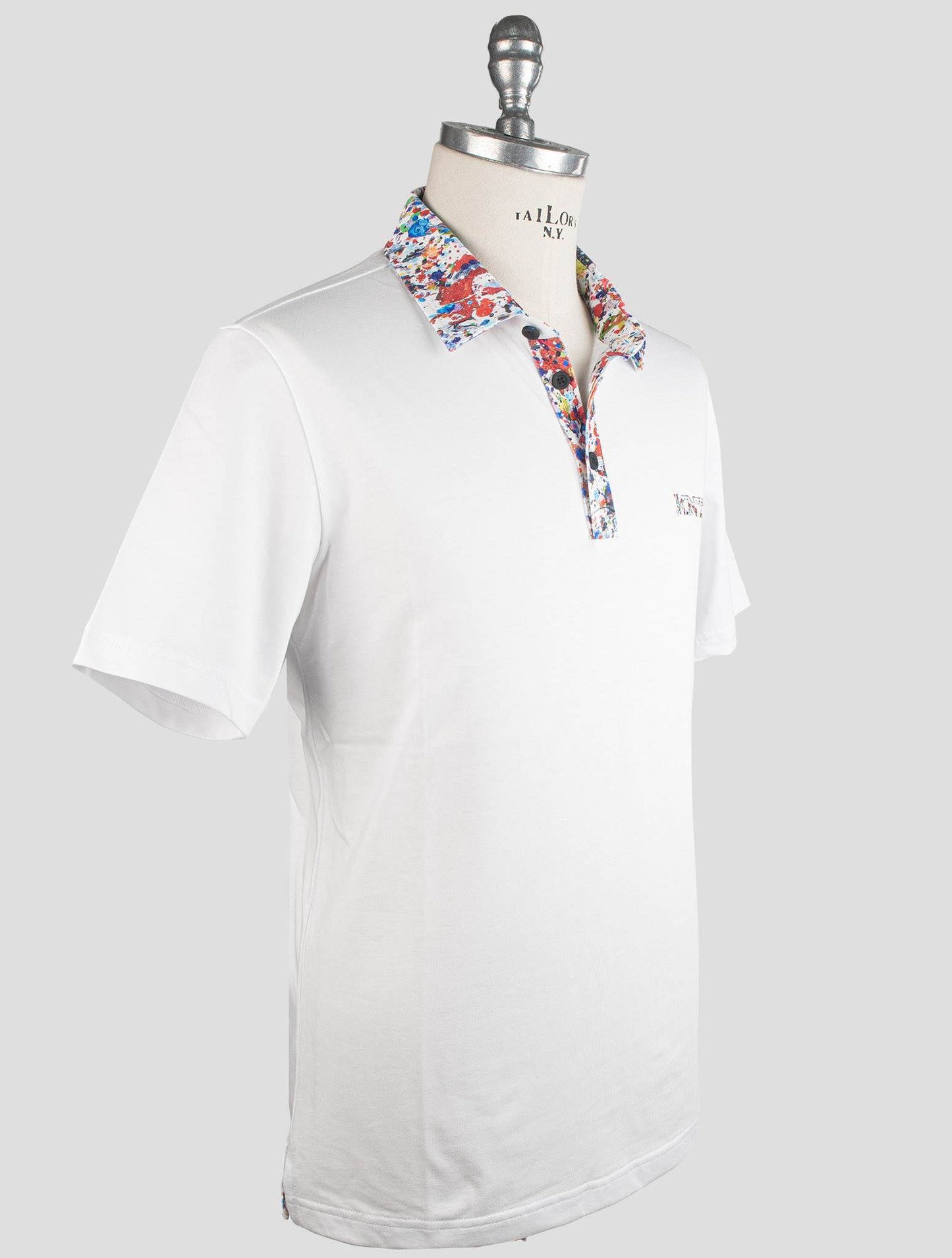 Posebno izdanje KNT Kiton bijele pamučne polo majice
