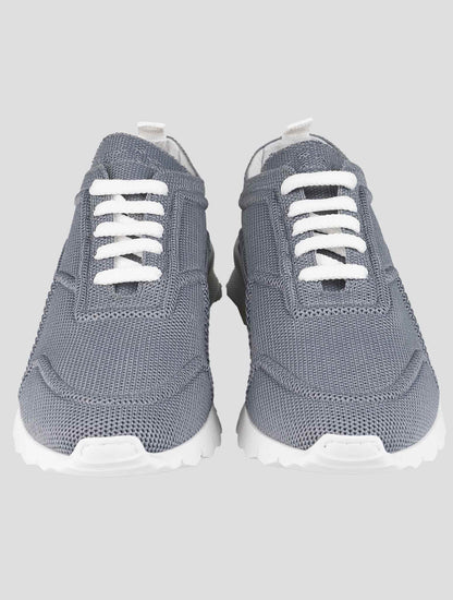 基顿灰色棉质运动鞋