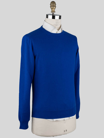 Malo Blue Cashmere Sweater Crewneck
