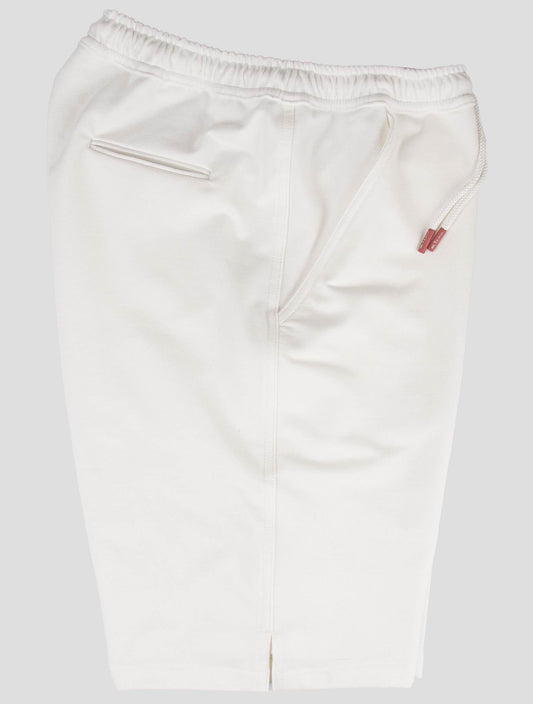 Kiton White Cotton Ea Short Pants