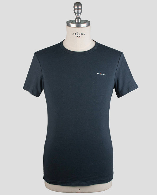 Kiton Blue Navy Cotton Ea T-Shirt Underwear