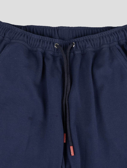 Kiton Blue Cotton Short Pants