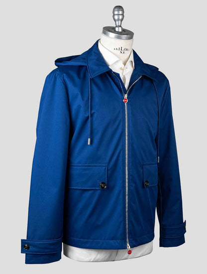 Kiton Blue Pl Parka Coat