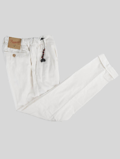 Marco Pescarolo White Cotton Ea Velvet Pants