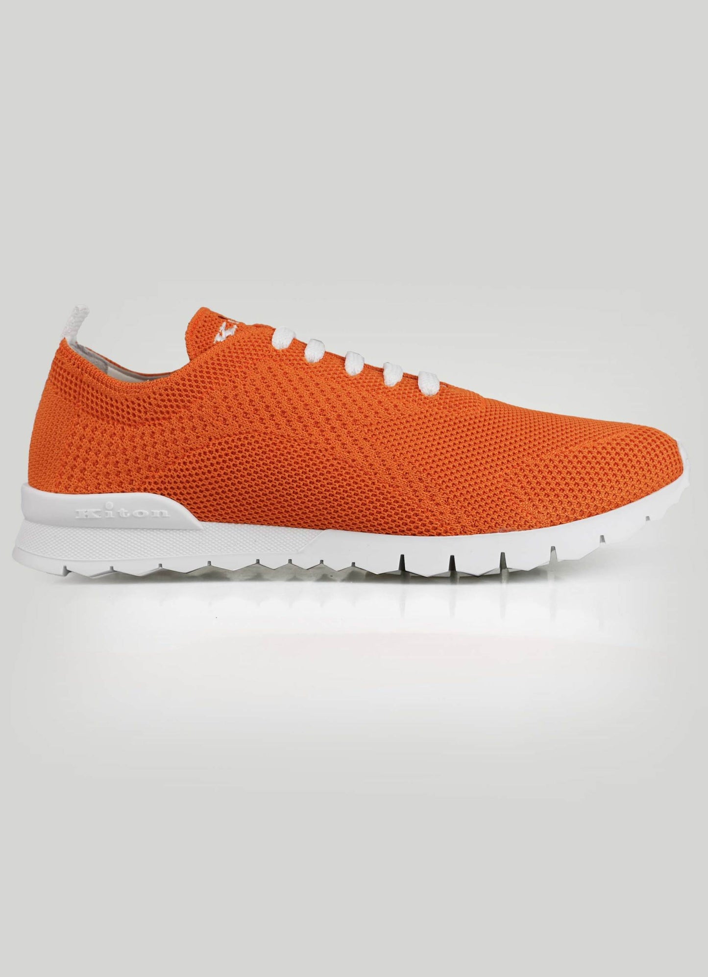 Kiton Orange Baumwolle Ea Sneakers