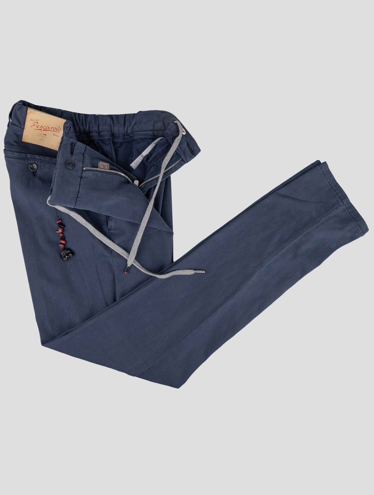 Marco Pescarolo plave pamučne hlače od likre