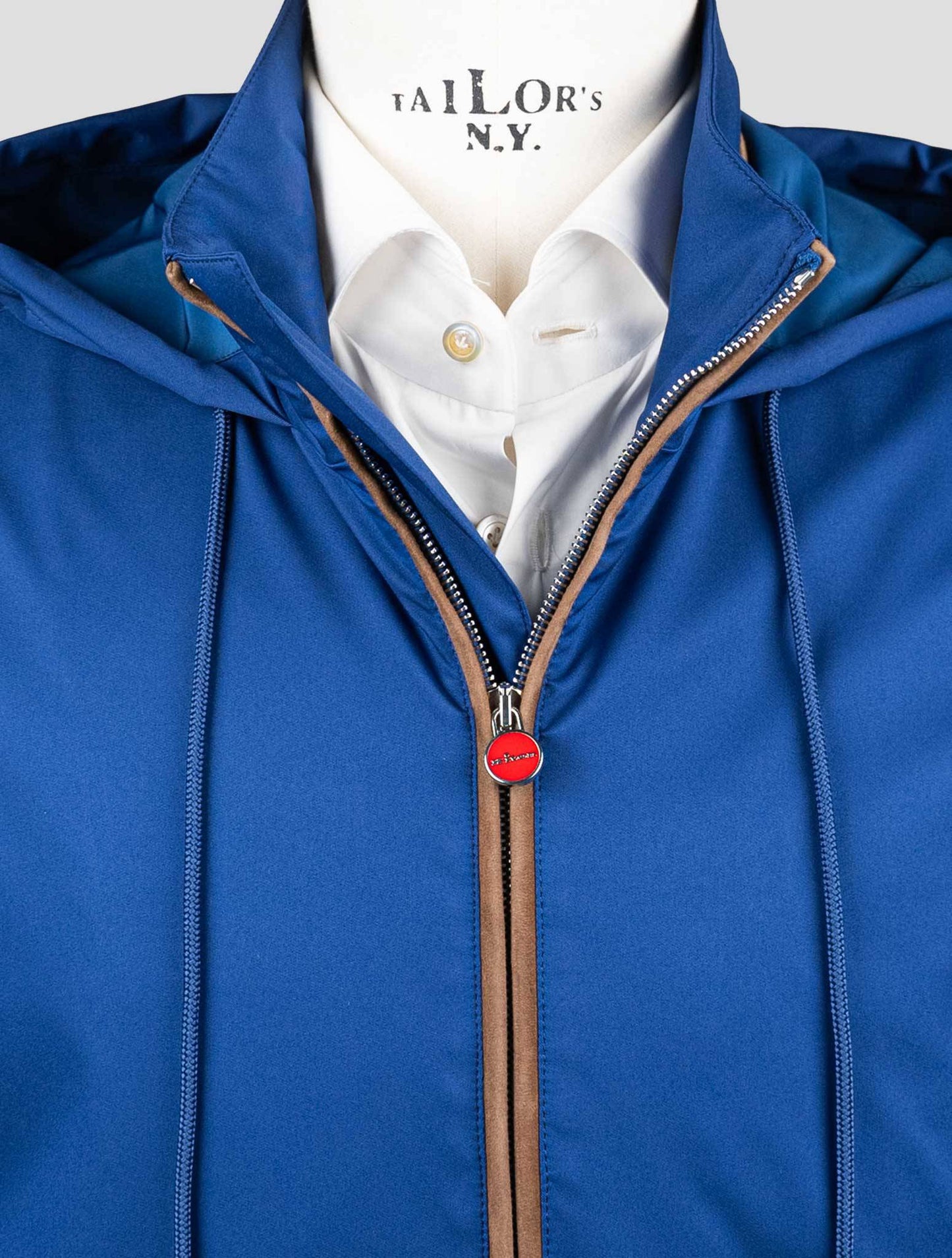 Kiton Blue Pl Coat