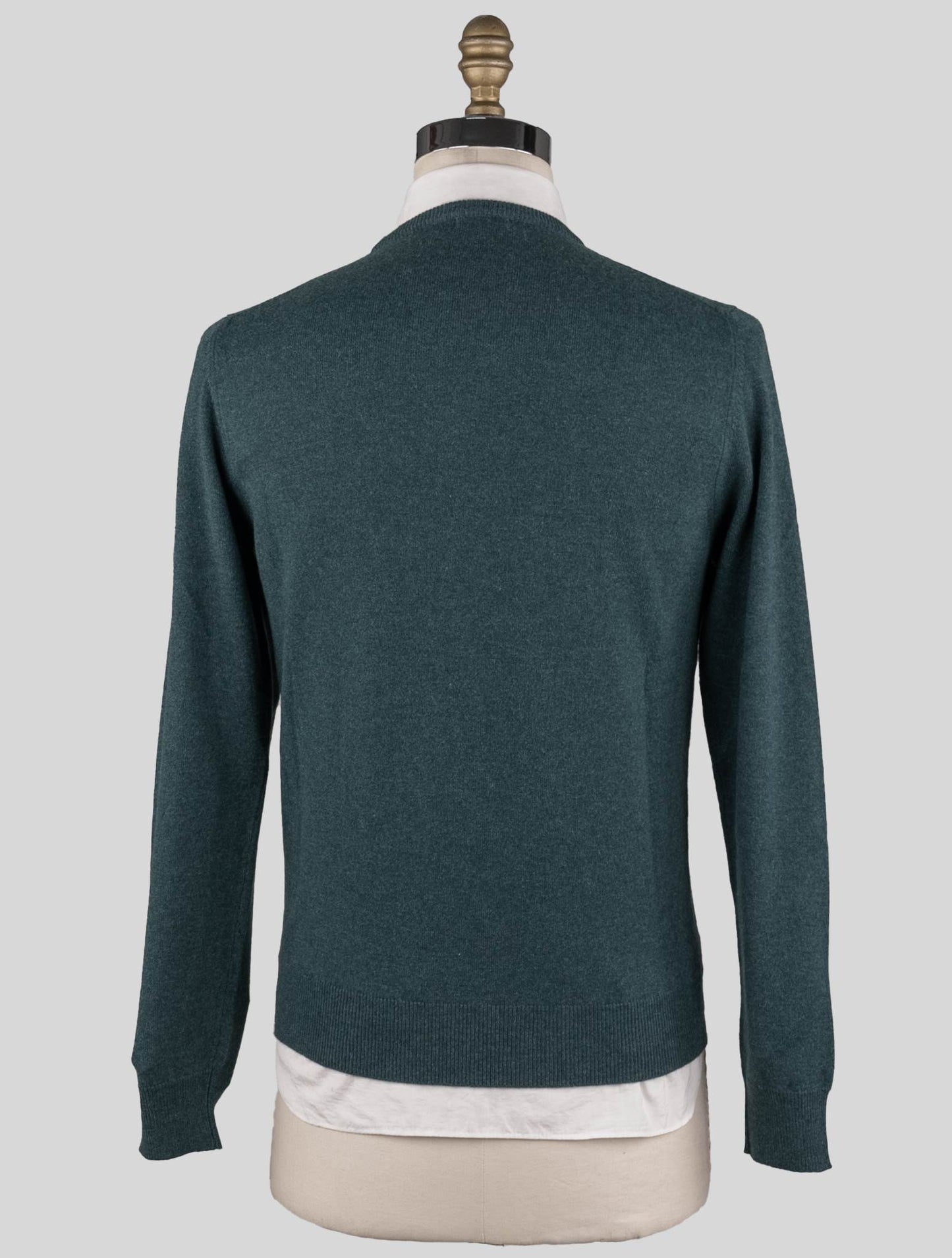 Зеленый кашемировой свитер Malo с круглым вырезом