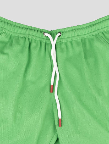Pantalon court en coton vert Kiton