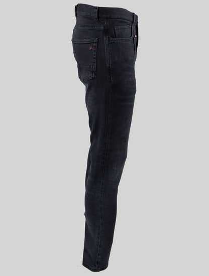 Esajas Dark Blue Cotton Ea Jeans