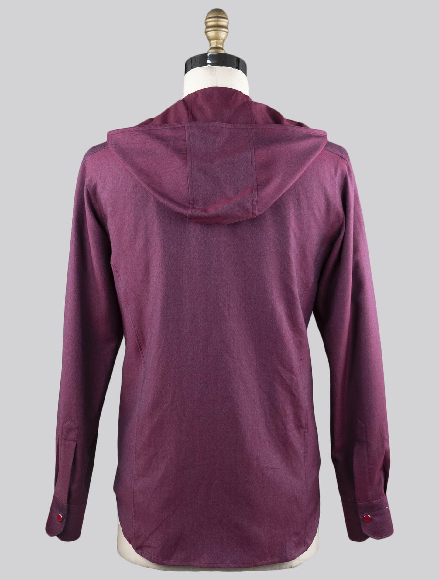 Kiton Purple Cotton Overshirt Mariano