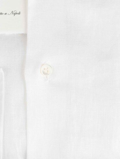 Weißes Hemd aus Baumwolle Luigi Borrelli