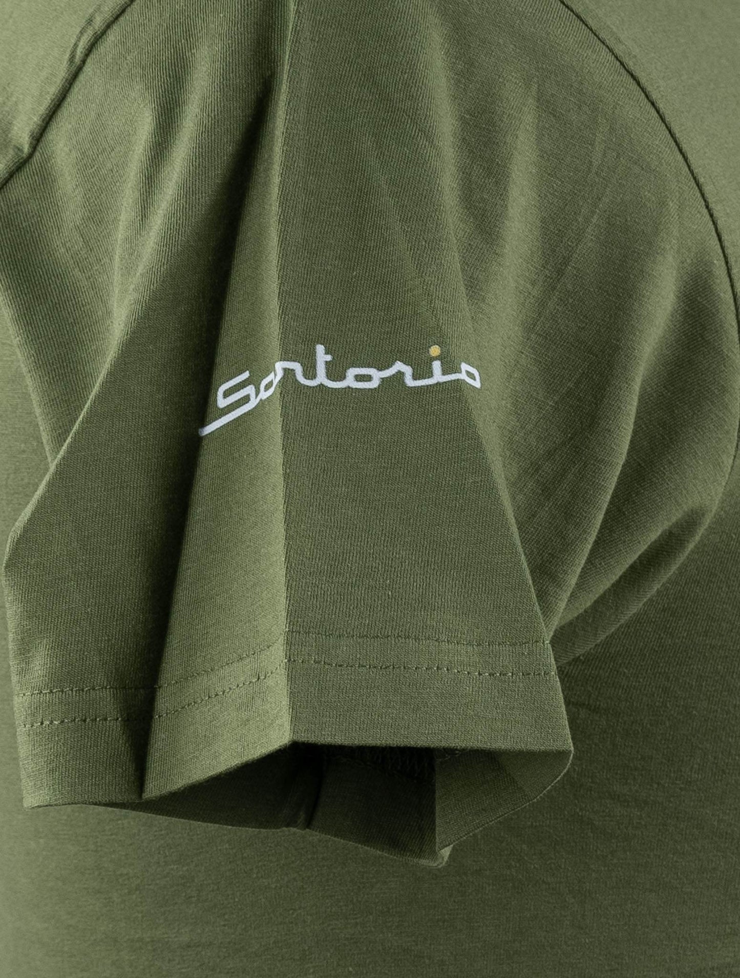 Sartorio Napoli Green Cotton Sweater Special Edition
