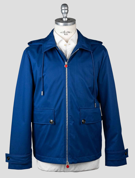 Kiton Blue Pl Parka Coat