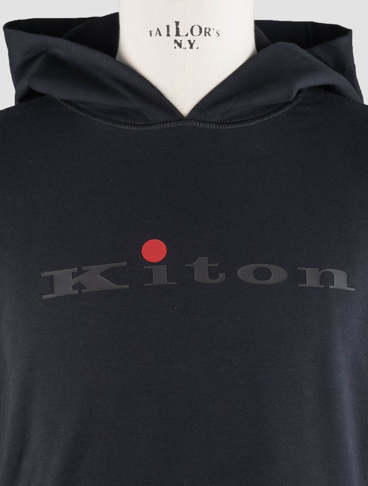 Kiton Black Cotton Ea Sweater