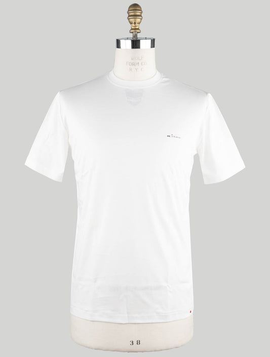 Kiton White Cotton T-Shirt Milano