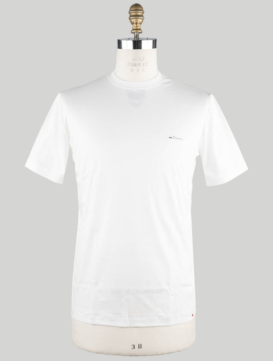 Kiton White Cotton T-Shirt Milano