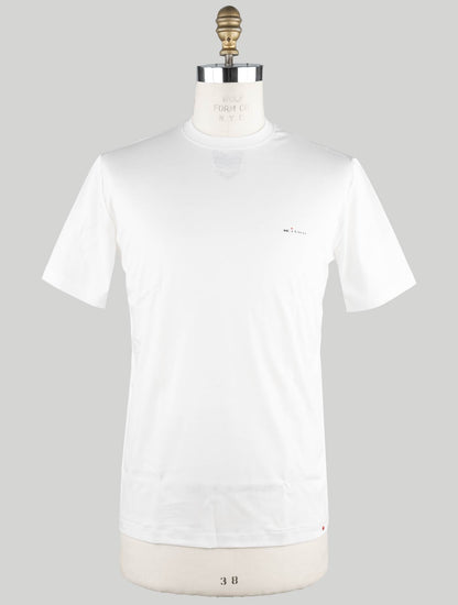 Kiton T-Shirt aus weißer Baumwolle Mailand