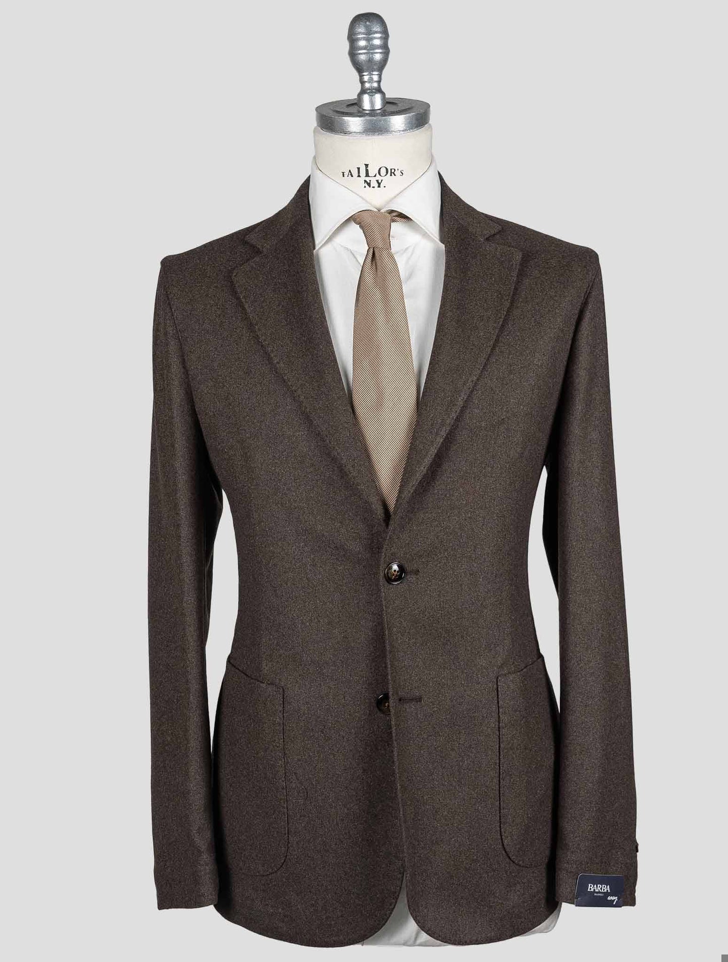 Barba Napoli Brown Cashmere Ea Blazer