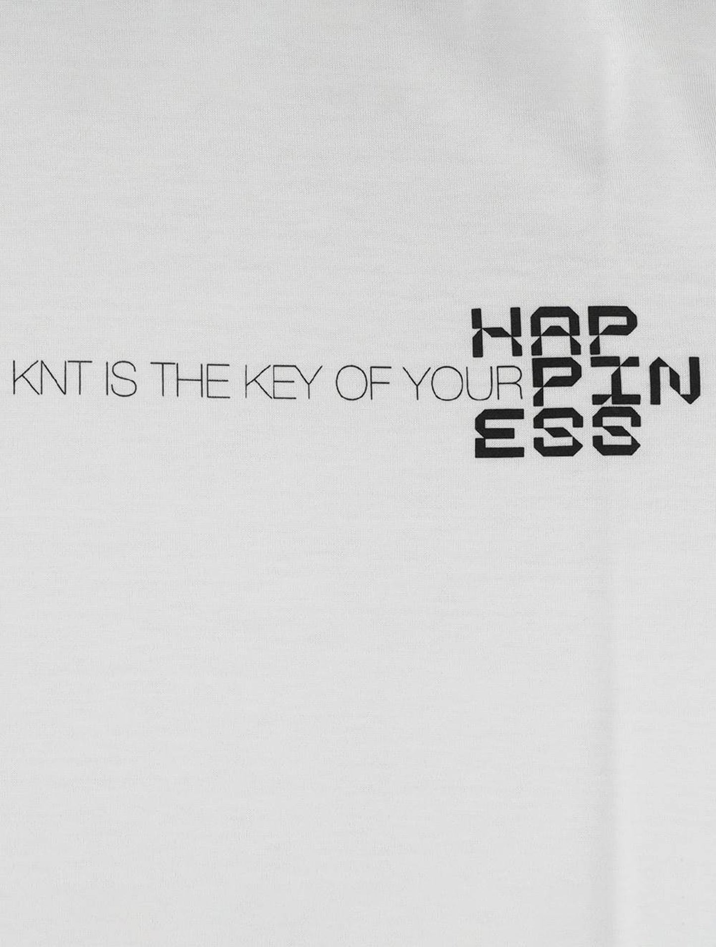 KNT Kiton Kvit bomull T-shirt