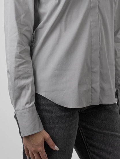 Brunello Cucinelli Gray Cotton Pa Ea Shirt
