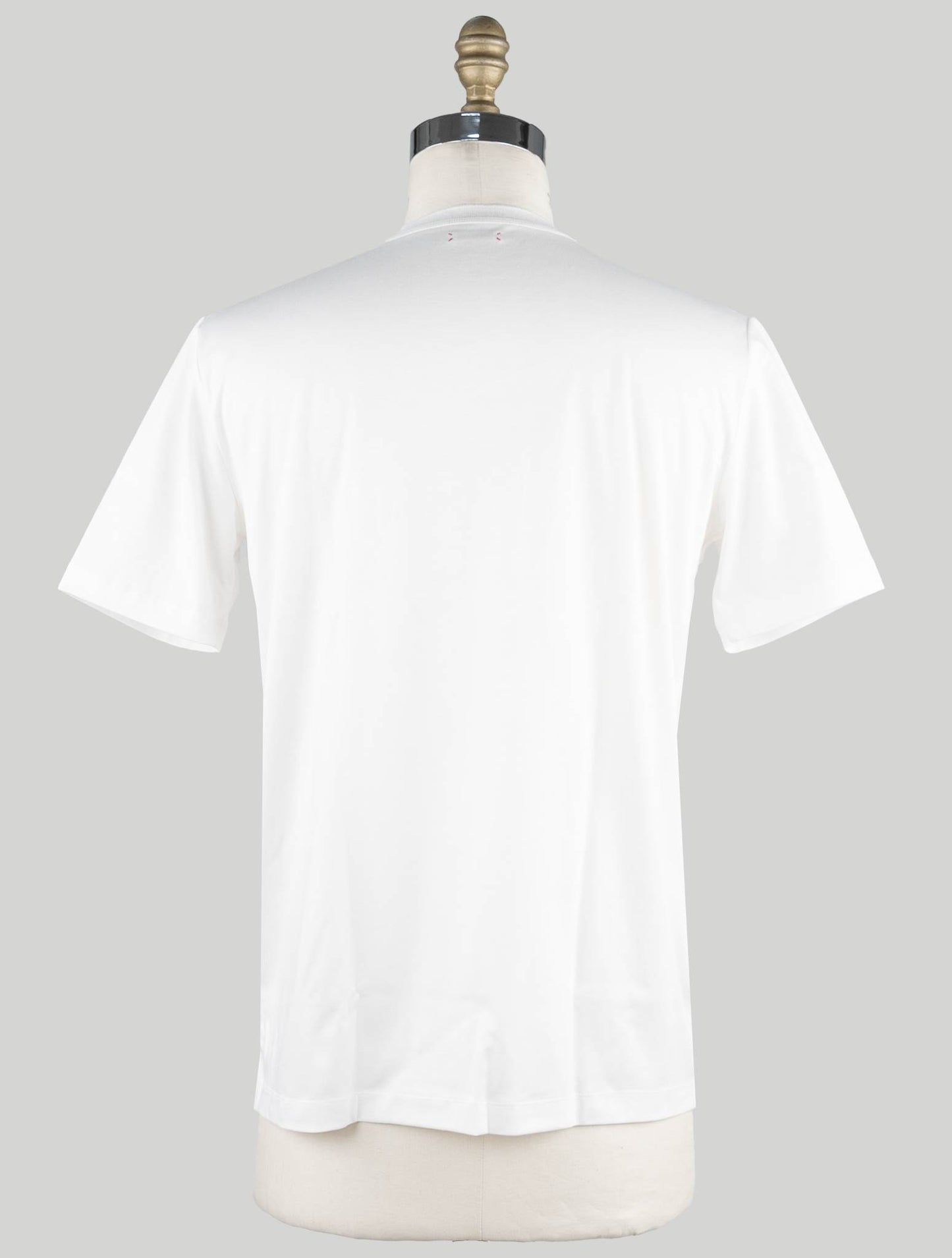 Kiton T-Shirt aus weißer Baumwolle Mailand