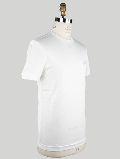 KNT Kiton-T-shirt blanc en coton
