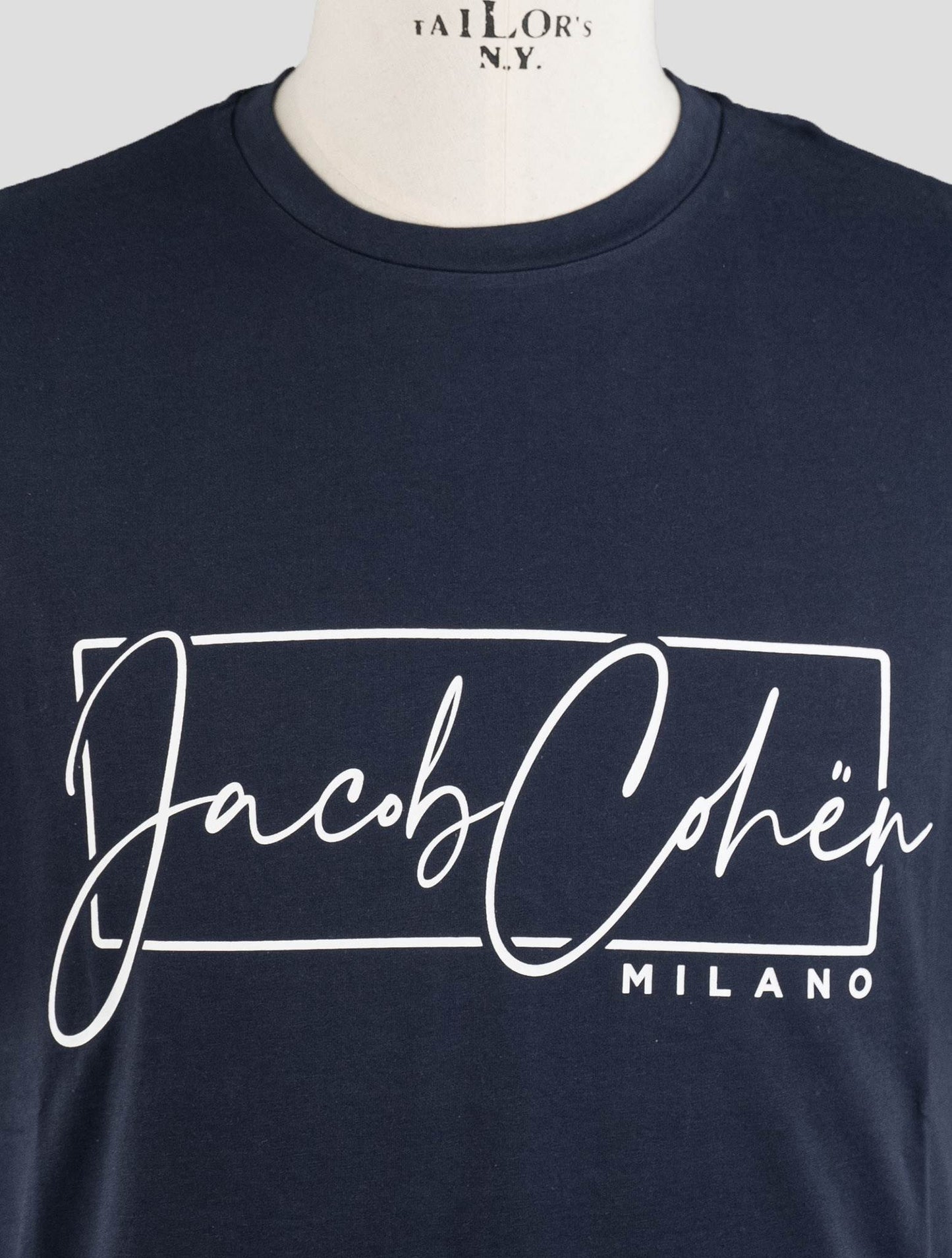 Jacob Cohen Blue Cotton T-Shirt
