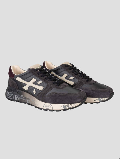 Premiata Multicolor Pa Leather Suede Sneakers