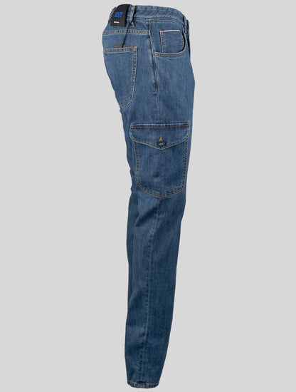 מטען ג 'ינס קיטון כחול בד ג' ינס