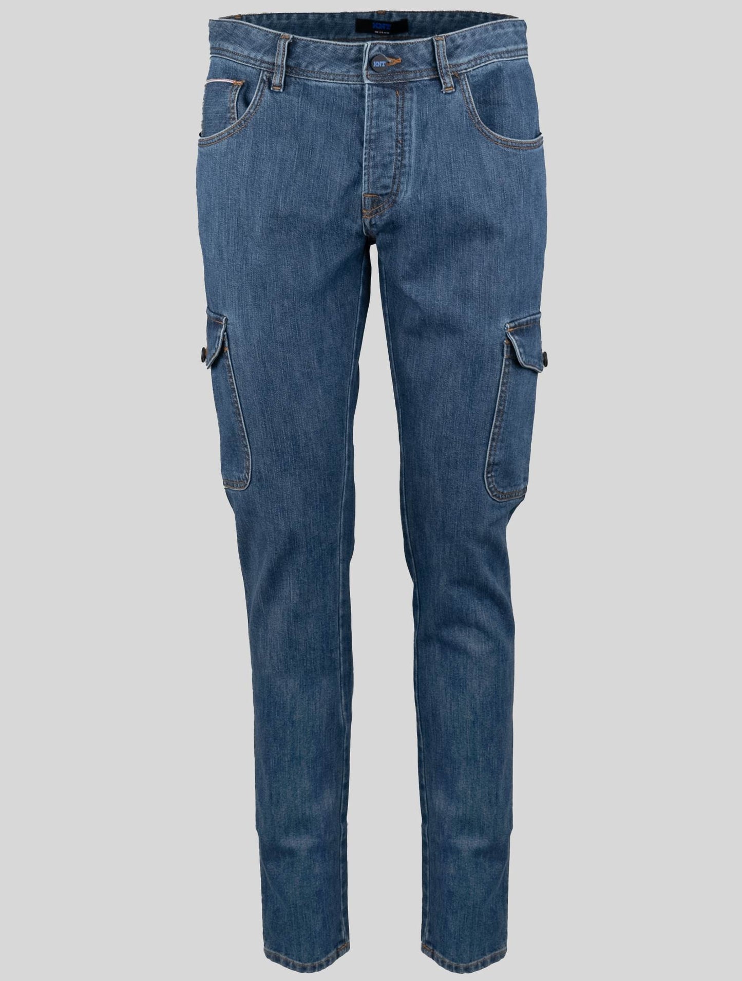 KNT Kiton Bleu Coton Pe Jeans Cargo