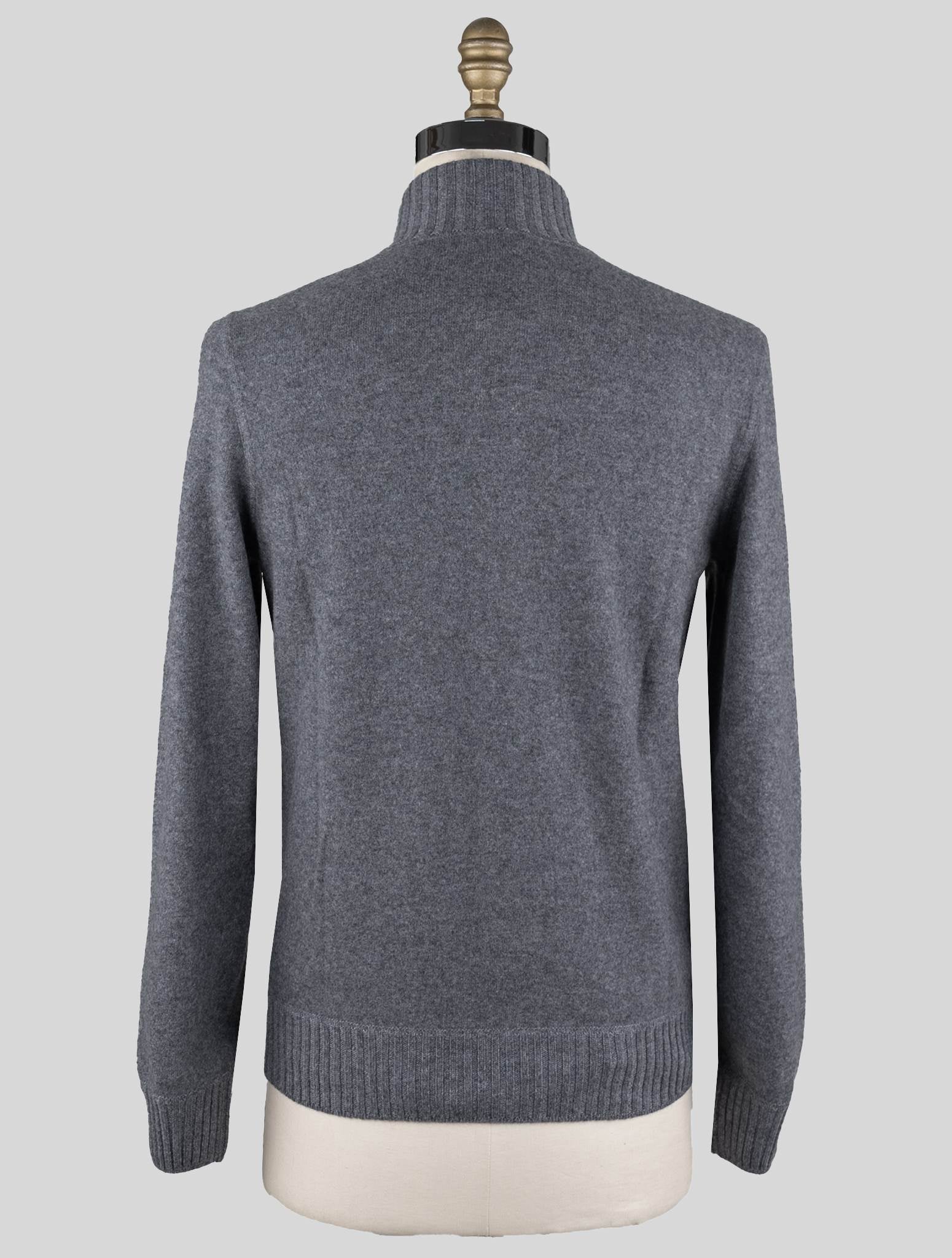 Barba high-neck cashmere cardigan - Grey