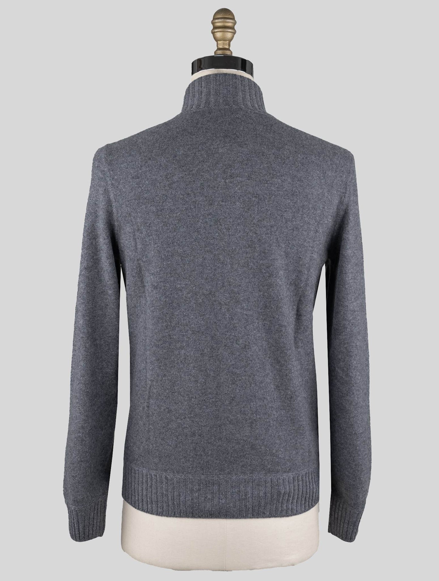Barba Napoli Gray Cashmere Sweater Cardigan