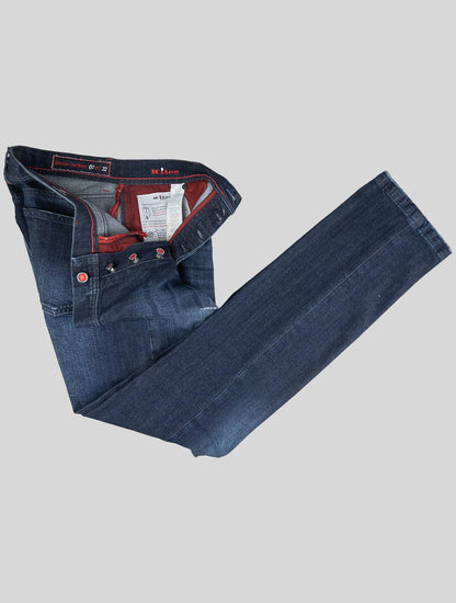Kiton Blue Cotton Ea Jeans Limited Edition 12 of 22