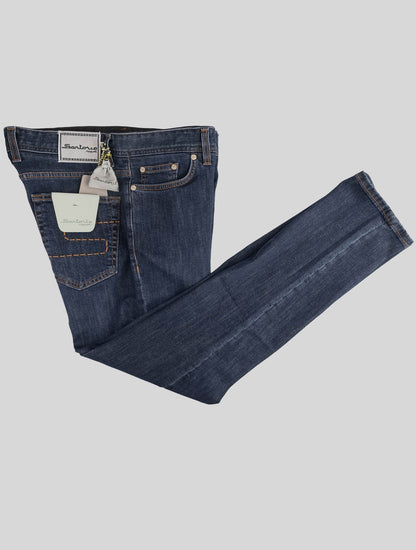 Sartorio Napoli Blue Cotton Ea Jeans