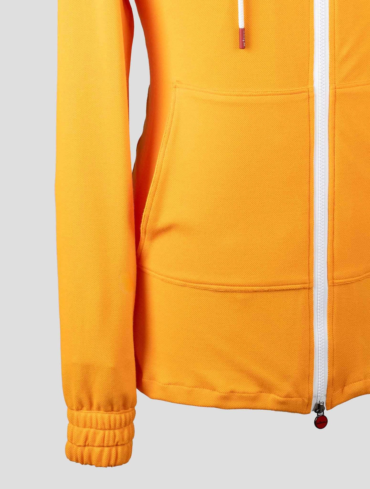 Kiton Orange Cotton Tracksuit Short Pants