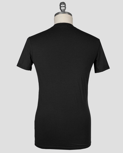 Kiton Black Cotton Ea T-Shirt Underwear