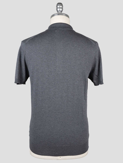 Kiton Gray Cotton Polo