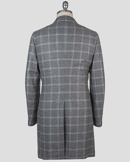 Manteau en cachemire gris Isaia