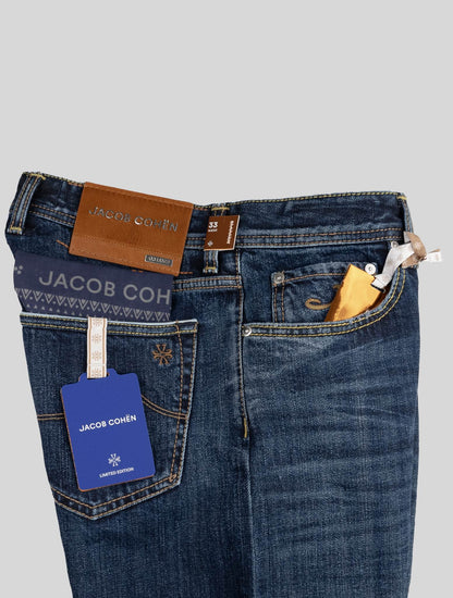 Jacob Cohen Blå Cotton Jeans Limited Edition