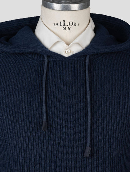 Gran Sasso Blue Cashmere Sweater